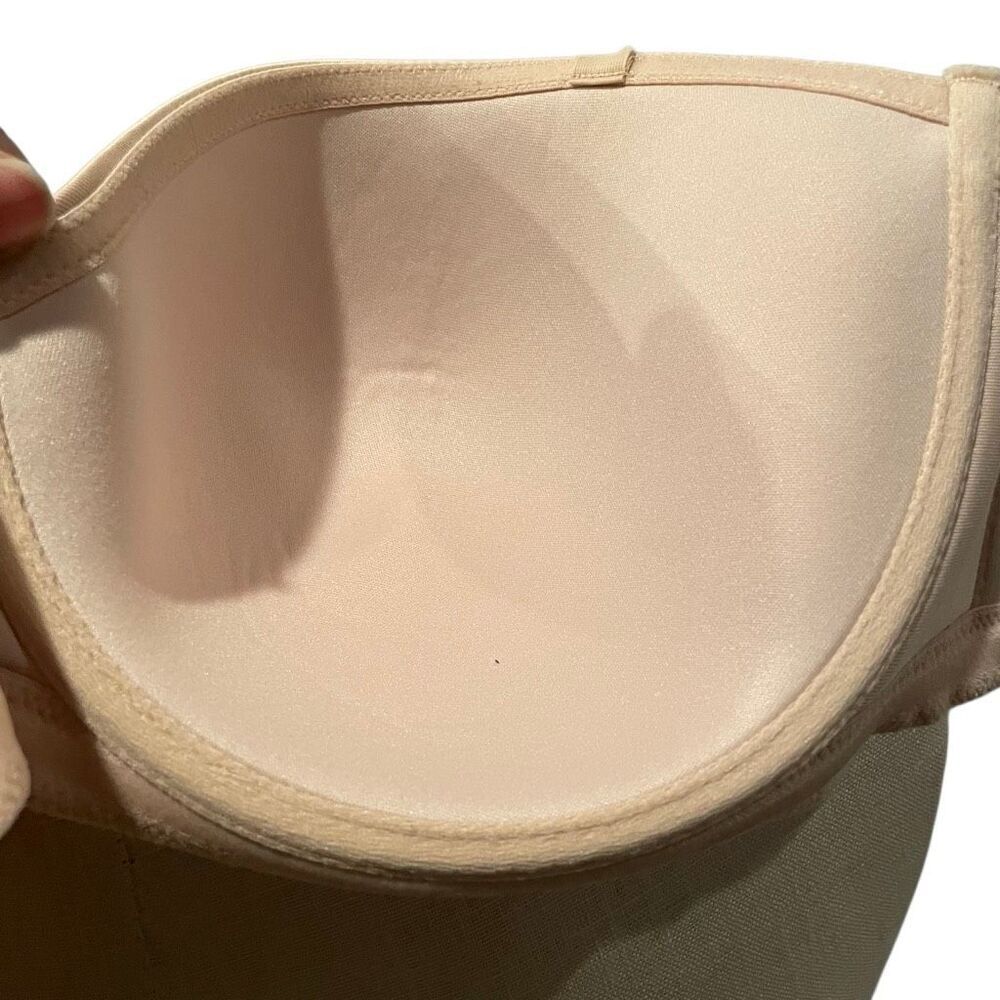 Wacoal Womens Red Carpet Full Figure Underwire Strapless Bra 42DD Nude 854119 - Picture 5 of 5